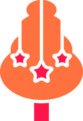 decorative Christmas tree illustration