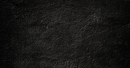 Black concrete street wall background or texture