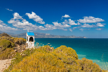 Fototapeta Greckie krajobrazy z pięknej wyspy Evia obraz