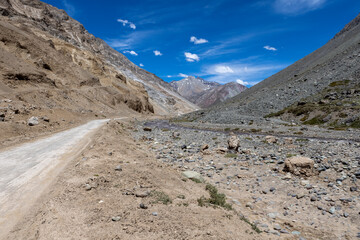 Traveling the Cajon del Maipo near Santiago, Chile