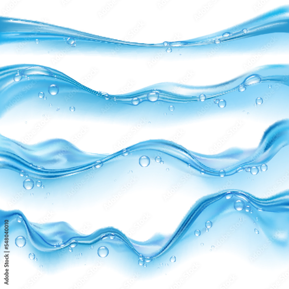 Poster Water Splashes Set