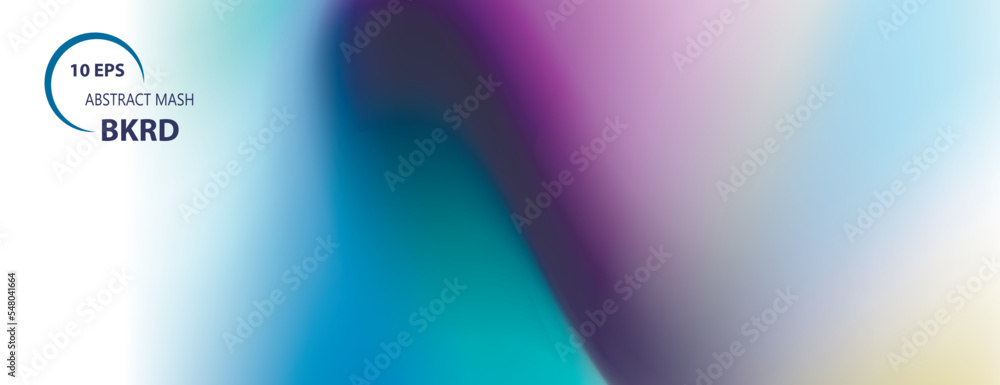 Aufkleber Vector light banner Bright gradient backdrop. Abstract blurred dynamic background