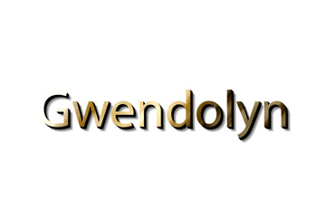 GWENDOLYN 3D NAME