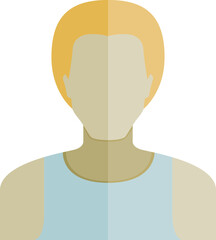 man character avatar illustration