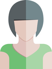 woman character avatar illustration