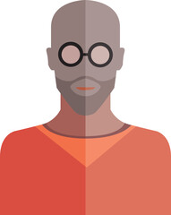 man character avatar illustration