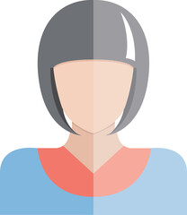 woman character avatar illustration