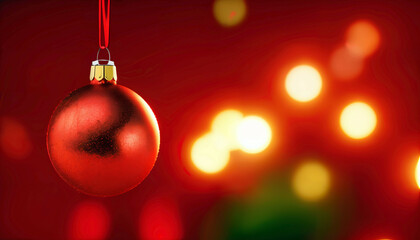 Fototapeta premium Chrismas background, ornaments and christmas tree, 3d render