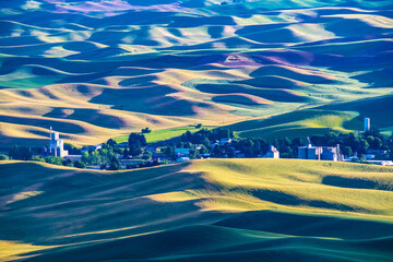 Sunset on the Palouse Region of Washington State, USA