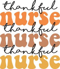Thankful Nurse, Thanksgiving SVG