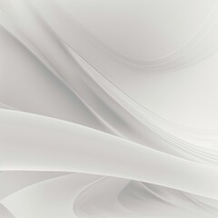 White abstract wavy background. Silk smooth trendy wallpaper.