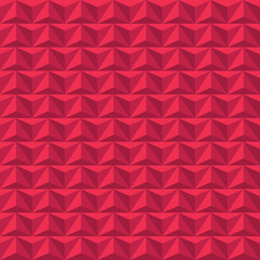 Seamless pattern with triangles. Illusion of volume, 3 d, polygonal picture
