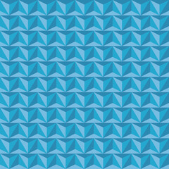 Seamless pattern with triangles. Illusion of volume, 3 d, polygonal picture