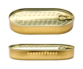 Canned food isolated