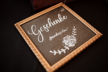 Geschenketafel, Geschenke, Dankeschön, Hochzeit, wedding, Trauung, 