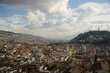 Fototapeta na wymiar Quito Ecuador Streets