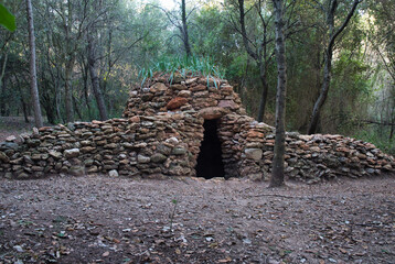 Dry stone hut, World Heritage Site. They served as shelter for farmers and ranchers and also served to store farm implements. Ethnological value