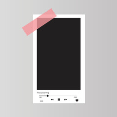 Music player frame