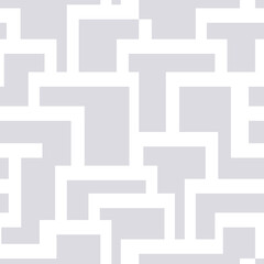 Maze monochrome seamless pattern