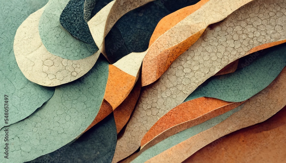 Poster abtract pattern shape wallpaper designed by generative ai