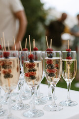 wedding glasses for wine and champagne