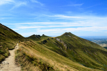 Montagnes autour de Sancy en Auvergne -France