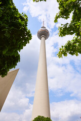 Obraz premium Berlin from above, area, buildings. panoramic photos