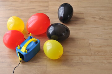 maquina de encher balões balão colorido maquina de ar 
