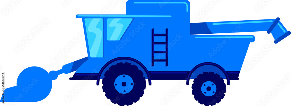 Poster residual waste transportation semi flat color raster object. full sized item on white. collecting an