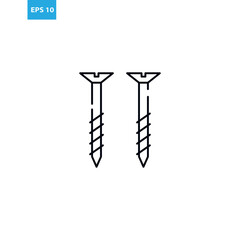 Screws icon Vector illustration