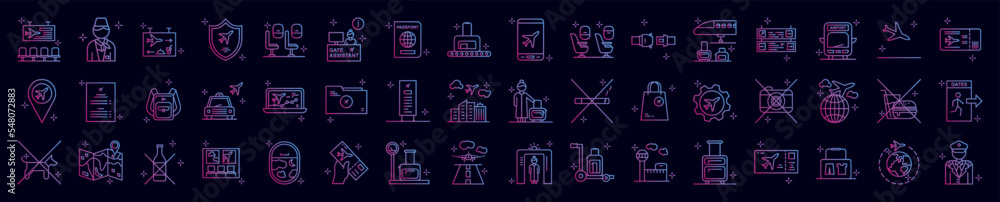 Canvas Prints airport nolan icon collections vector design