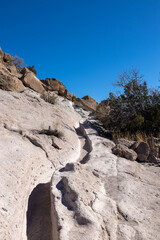 Footpath through mountainous area