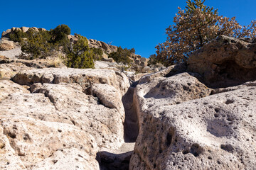 Footpath through mountainous area