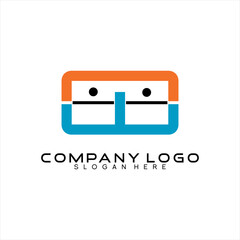 Locker vector logo design with letter C E concept.