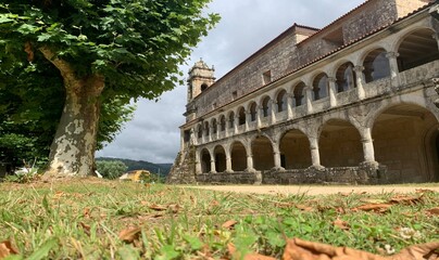 Obraz premium Monasterio de San Salvador de Lérez en Pontevedra, Galicia
