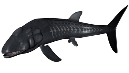 Leedsichthys prehistoric fish - 3D render - 548080860
