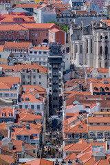 Fototapeta na wymiar Elevador de Santa Justa, Lisboa