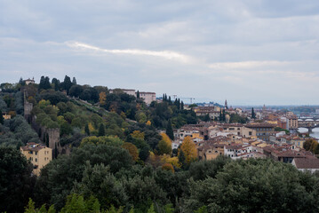 Fototapeta na wymiar View of Florence city, Tuscany, Italy. Panorama
