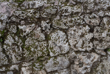 stone wall texture, uneven rough surface, background. texture, close up.