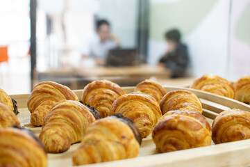 crispy baked croissants