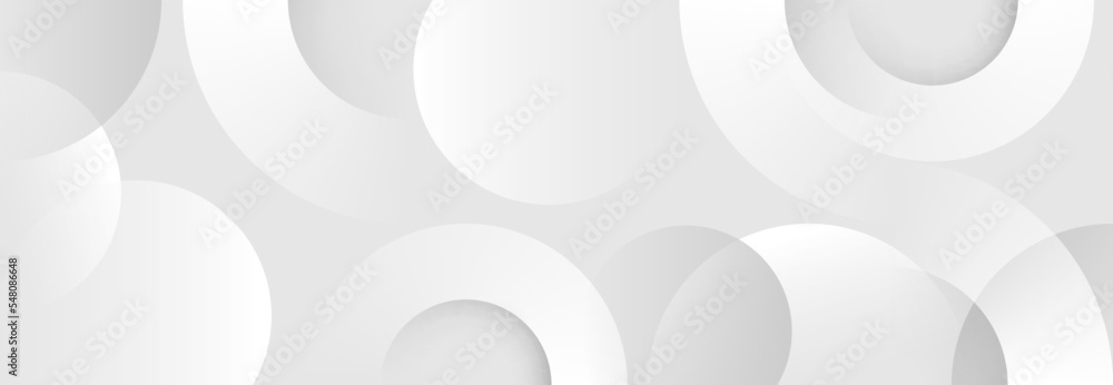 Aufkleber round circle empty cup soft gray effect perspective white curve smooth silver wide background horizo