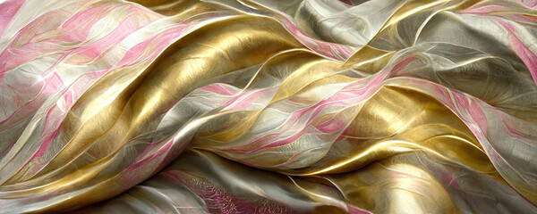 pink and gold abstract luxury background as wallpaper header