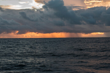 Storm at the beach