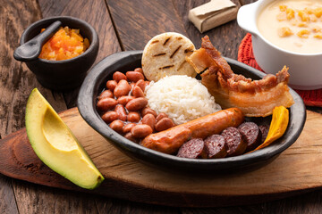 Bandeja paisa, main traditional Colombian dish