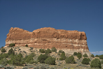 Monument Valley experiences a desert climate with cold winters and hot summers.