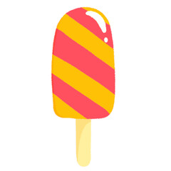 Popsicle Cartoon Illustration