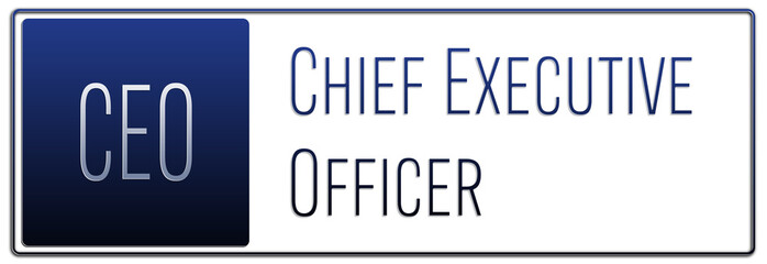 English professional title in management - Chief Executive Officer