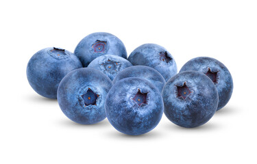 Fresh blueberry  isolated on transparent png