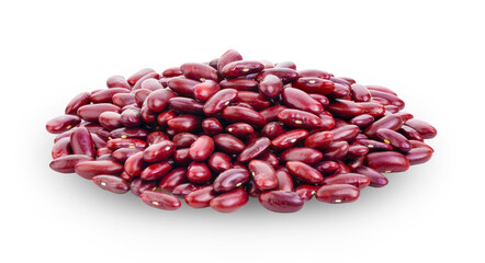 Red beans isolated on transparent png