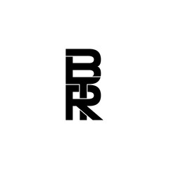 btr letter initial monogram logo design